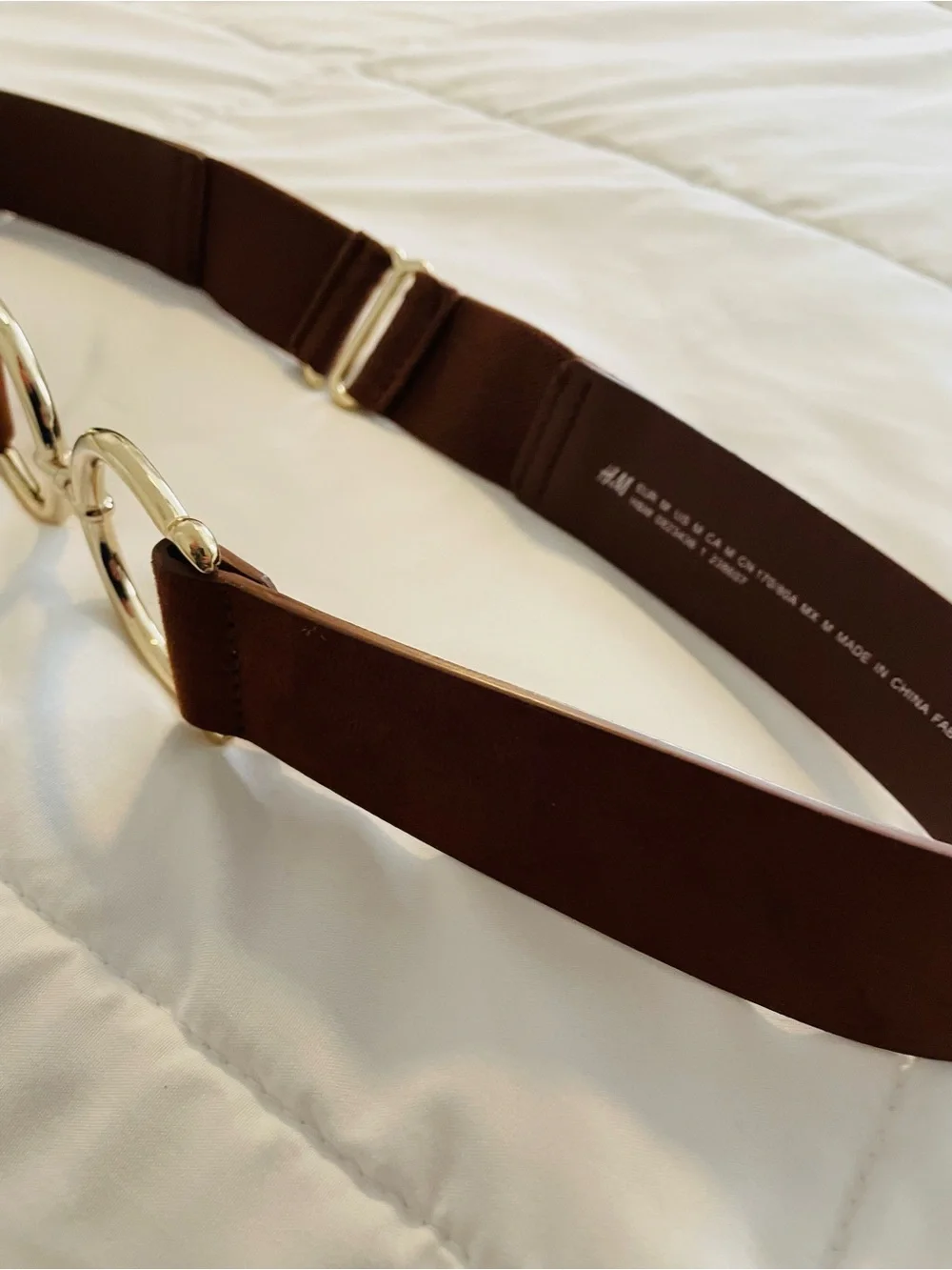 H&M Camel Stretch Belt